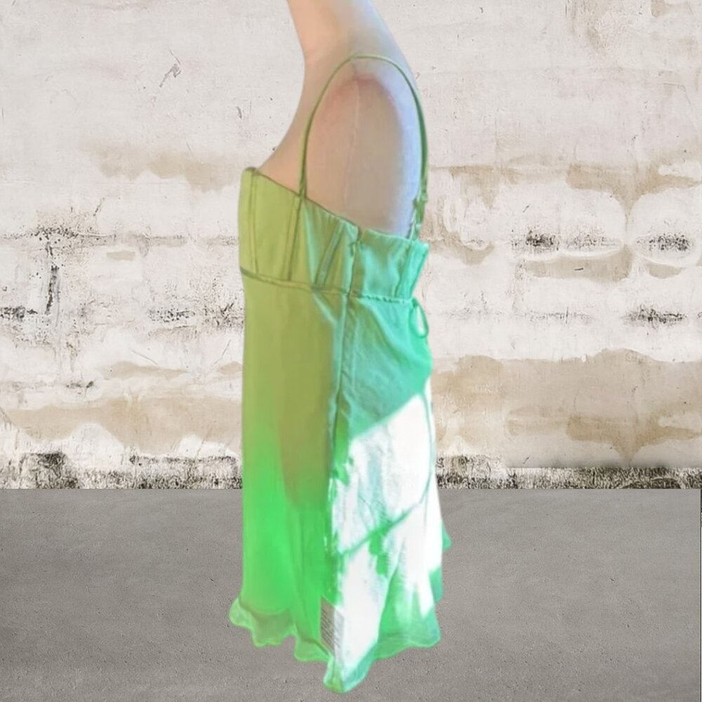ASOS Design NWT Women's Light Green Mini Dress Size 10 - Picture 3 of 6